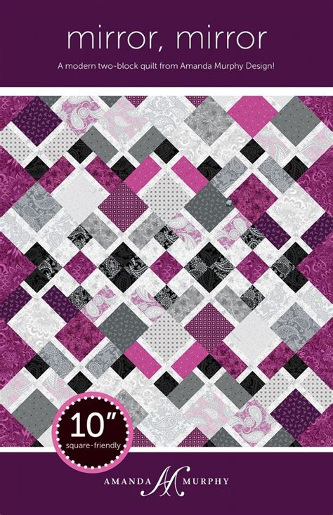 mirror mirror quilt pattern|More.